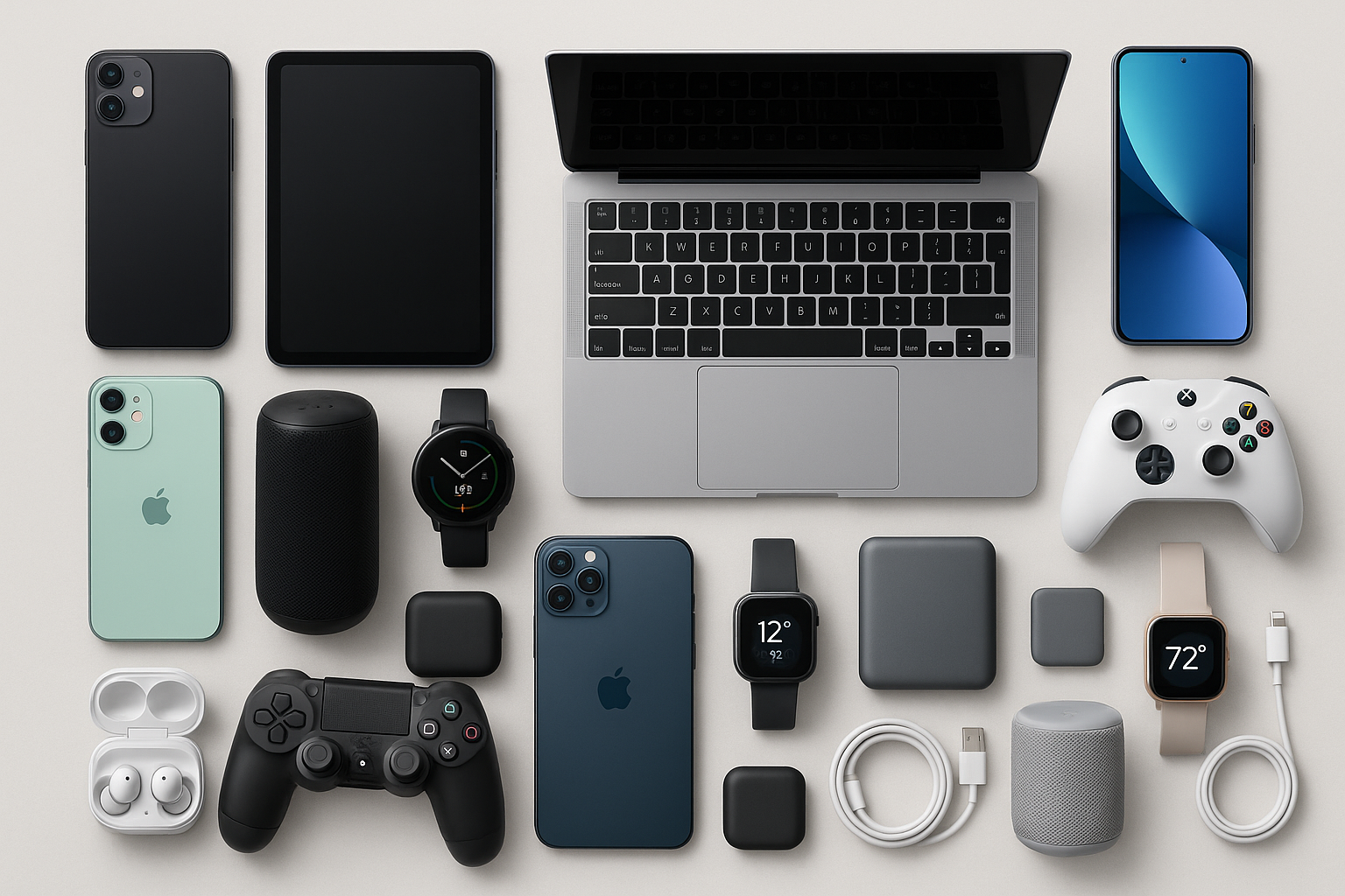 Bunch of electronic gadgets